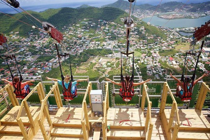 Sky Explorer and Flying Dutchman at Rainforest Adventures St. Maarten - Key Points