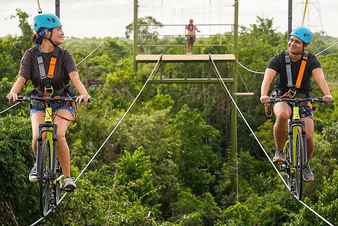 Sky Trail: Sky Bike, Tarzania, Bungee Swing & Zip Line with lunch - FAQ