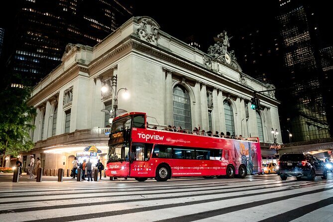 Skyline Night Bus Audio Narrated Tour Experience - Key Points