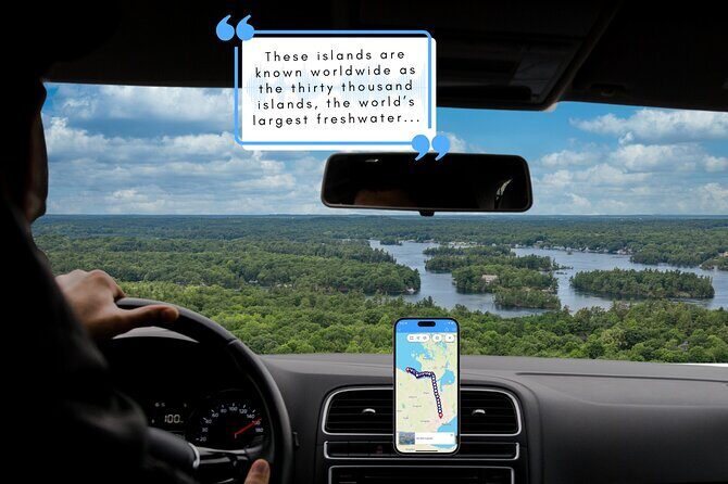 Smartphone Audio Driving Tour between Collingwood and Toronto - The Route and Its Highlights: What to Expect