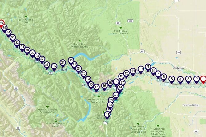 Smartphone Audio Driving Tour between Lake Louise and Calgary - Frequently Asked Questions