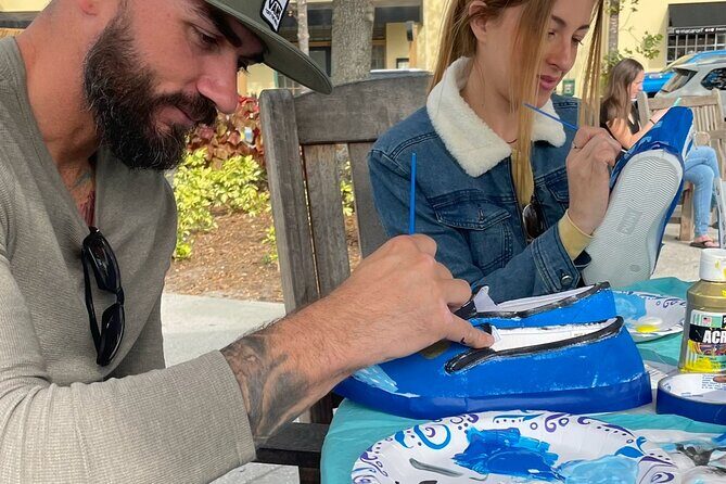 Sneakers Painting Class in Celebration Town - A Creative Twist in Orlando: Sneakers Painting Class
