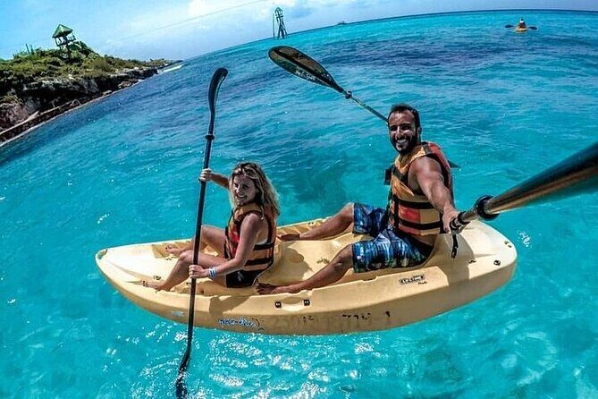 Snorkeling all Day Garrafon Reef Park VIP Isla Mujeres & Kayacking & Beach Club - Frequently Asked Questions