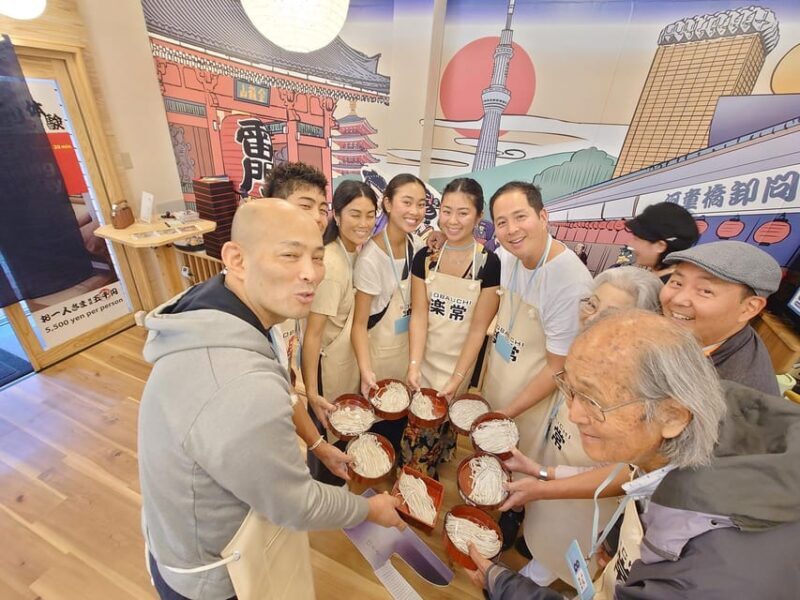 ///Soba Making Experience///Use The BIG Soba-Knife!! - Who Will Love This Tour?