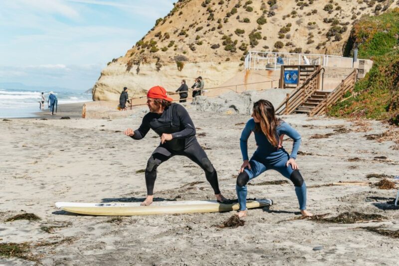 Solana Beach: Private Surf Lesson with Board and Wetsuit - The Learning Experience