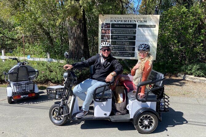 Sonoma Wine Country Electric Trike Tour - 5 hours - Sonoma Garden Park and Local Ecology