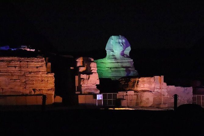 Sound and Light show Giza pyramids with private pick up - What to Expect from the Sound and Light Show