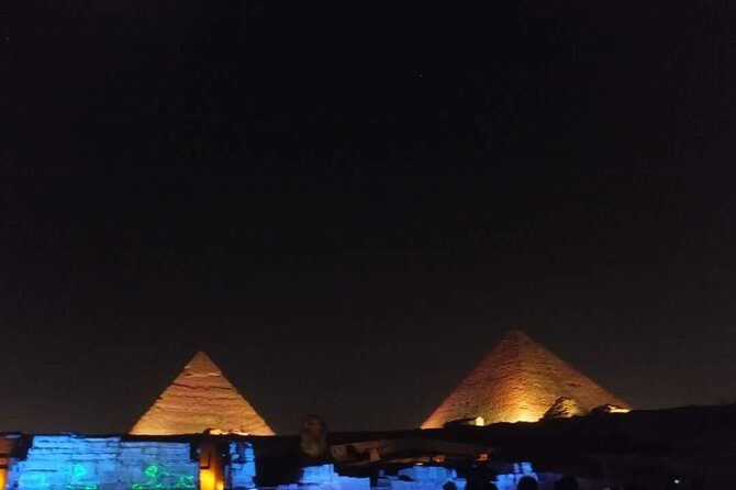 Sound and Light show Giza pyramids with private pick up - The Sum Up