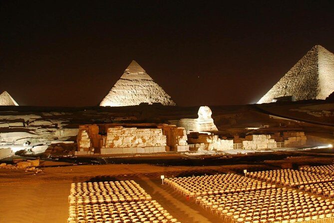 Sound and light show with Dinner with Pyramids view Roof Top Restaurant - What to Expect from the Tour