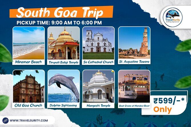 South Goa Sightseeing Full Day Tour ( 09 am - 06 pm ) - Miramar Beach: A Brief Beach Stop with Local Significance