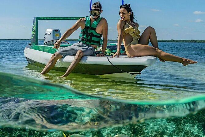 Speedboat and Snorkel Cancun Adventure with Transportation - Key Points
