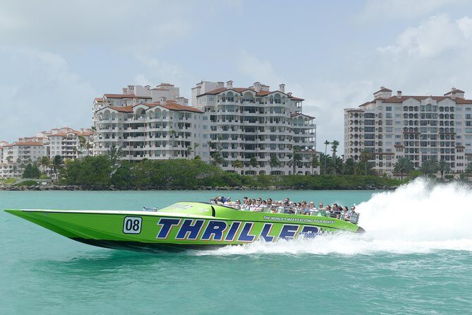 Speedboat Sightseeing Adventure of Miami - What the Speedboat Tour Offers