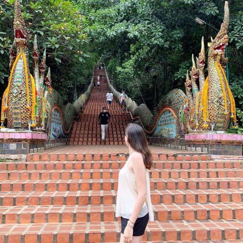 Spiritual Sunrise: Wat Doi Suthep, Pha Lat, Alms &Meditation - Final Stop at U-Mong Underground Temple