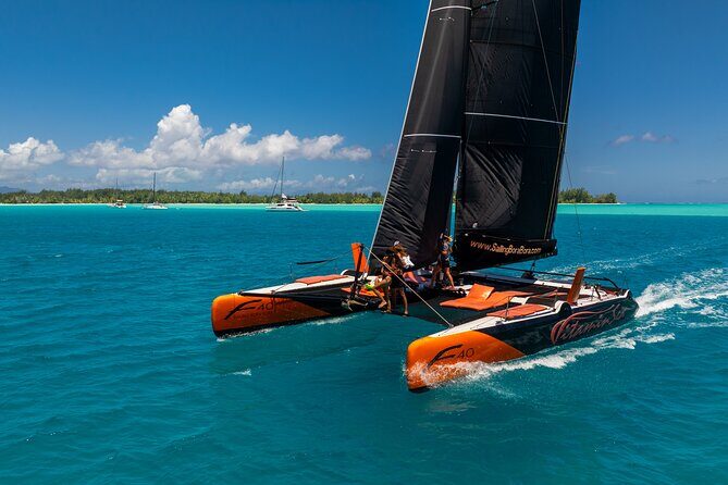 SPORT PRIVATE Catamaran Bora Bora : Half Day Trip - Key Points