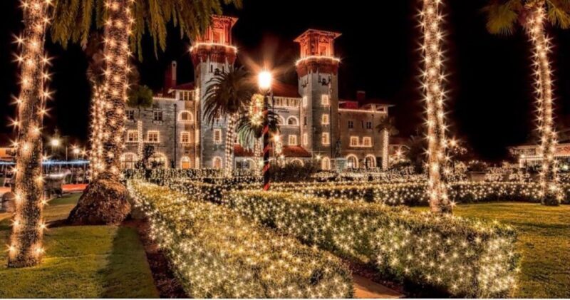 St Augustine: Nights of Lights Tour by Electric Cart - The Practical Side