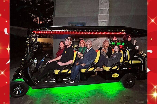 St Augustine Nights of Lights Tour on Premium Electric Cart - FAQs