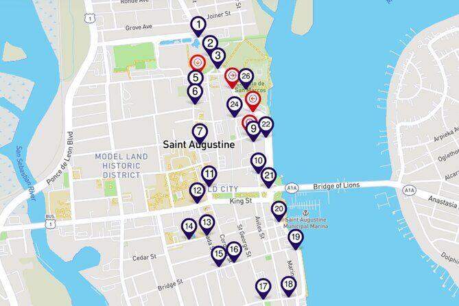 St. Augustine's Lost Souls: a Smartphone Audio Ghost Tour - An In-Depth Look at the Tour Itinerary