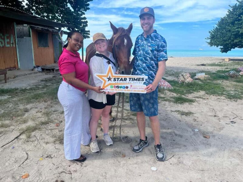 St. Johns: Horseback Riding Bareback Swim, &Fort James Beach - Key Points