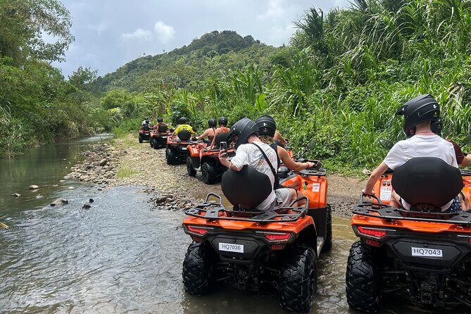 St Lucia ATV Tour : Waterfall, Plantation, Beach and Distillery - The Guides and Safety