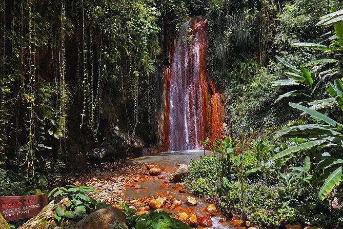 St Lucia Diamond Mineral and Mud Baths Plus Waterfall Adventure - Key Points