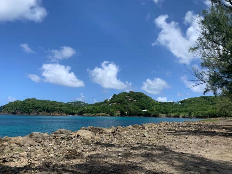 St Lucia Pigeon Island Ultimate Relaxer Experience - Savoring a Beachfront Caribbean Lunch
