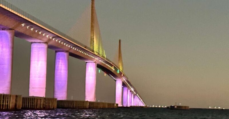 St. Petersburg, FL: Sunset & Skyway Bridge Lights Tour - Key Points