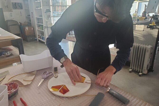 Stained Glass Magic Class in Everett - Setting the Scene: The FEELartistic Studio