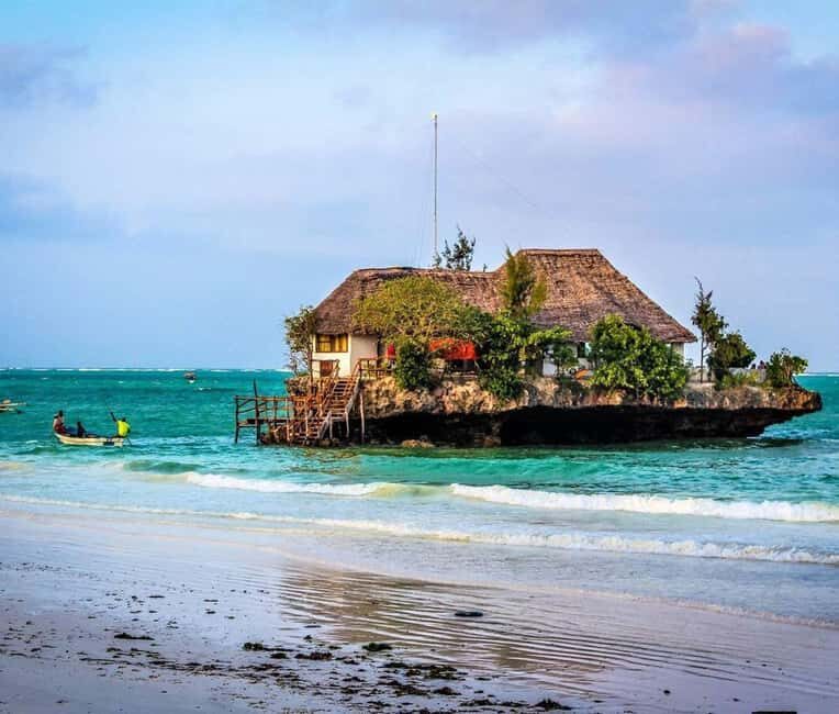 Starfish Tour, Blue Lagoon Snorkeling, The Rock, Paje Beach - Lunch at The Rock Restaurant Zanzibar