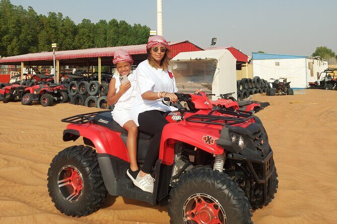Sunrise Desert safari With Quad bike ride Sandboard & Camel ride - FAQ: Your Questions Answered