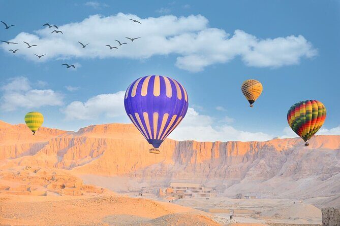 Sunrise Hot Air Balloon Over the Historical sites in Luxor - The Sum Up