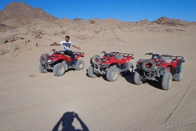 Sunrise or Sunset Quad pick Safari Tour in Luxor - Key Points