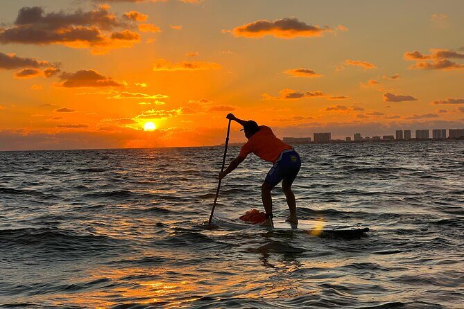 Sunrise Stand Up Paddle activity on a privileged beach. - How This Tour Fits Into Your Cancun Trip