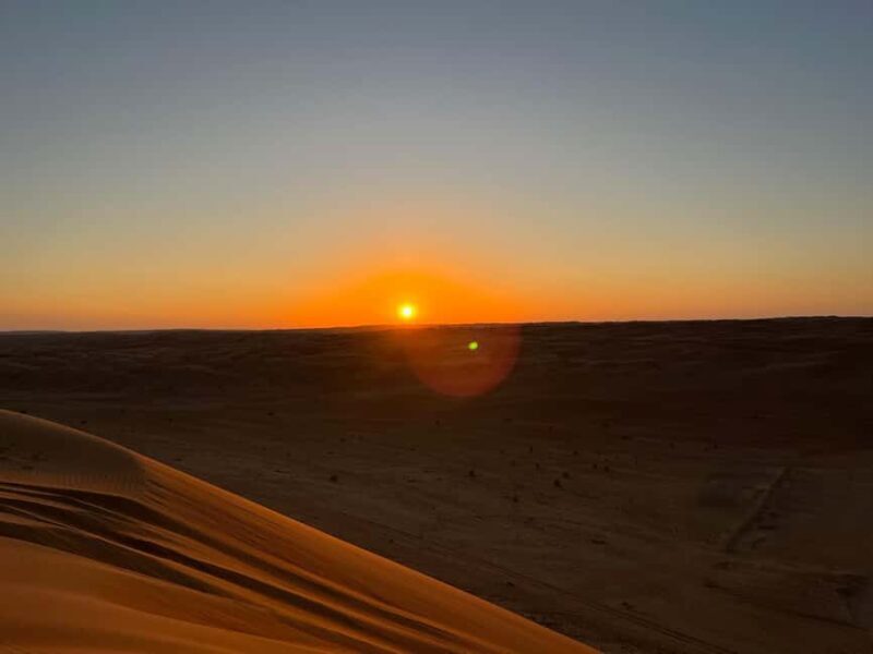 Sunset at Wahiba Sands Desert and Wadi Bani Khalid Adventure - An In-Depth Look at the Tour