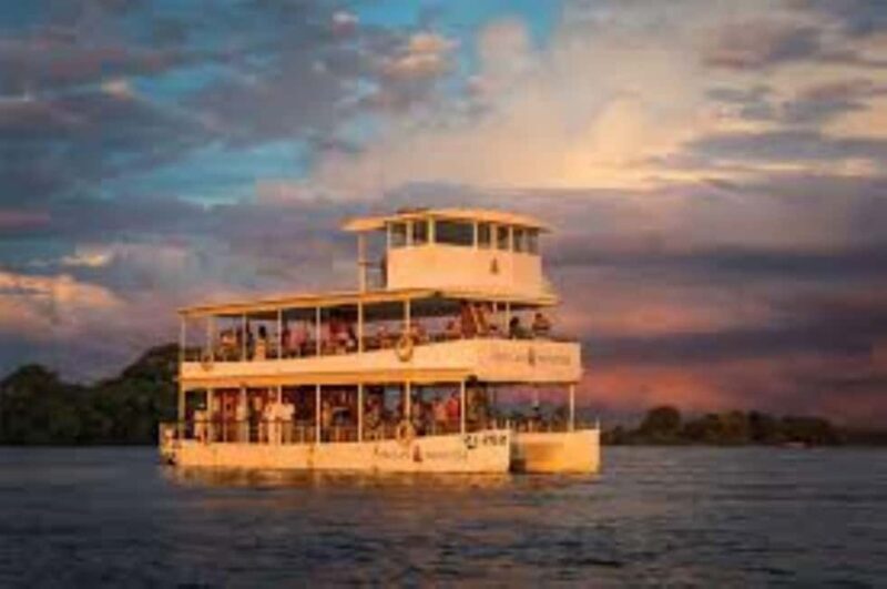Sunset boat cruise - A Calm, Scenic Evening on the Zambezi River