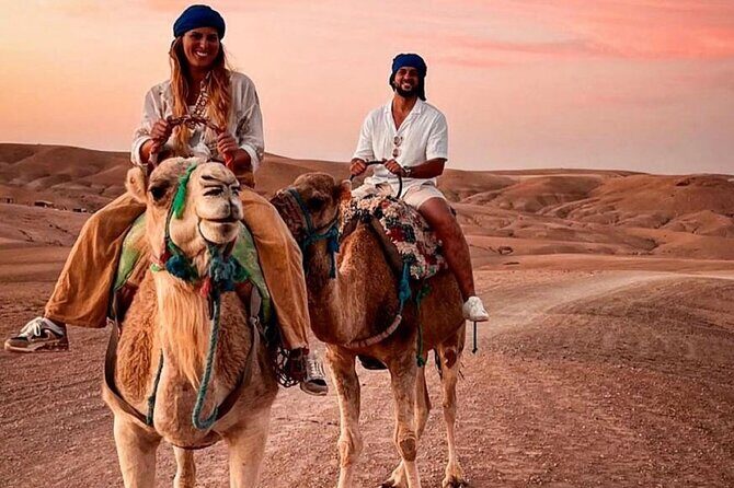 Sunset & Camel Ride & Dinner in Desert Agafay Marrakech - Key Points