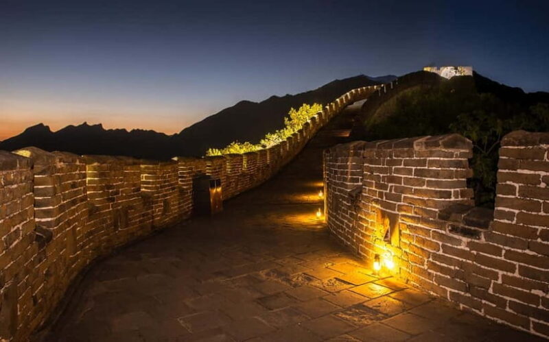 Sunset Glow at Mutianyu Great Wall Night Bus Tour+Ticket - What’s Special About the Mutianyu Night Tour?