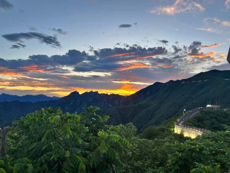 Sunset Glow at Mutianyu Great Wall Night Bus Tour+Ticket - Transport and Comfort