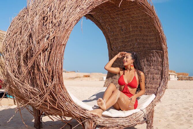 Sunset Hula Hula Paradise Island with Lunch from Hurghada - Key Points
