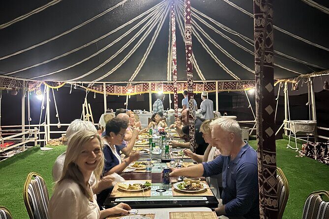 Sunset in Wahiba Sands 4x4 Adventure - Dinner in the Desert Camp