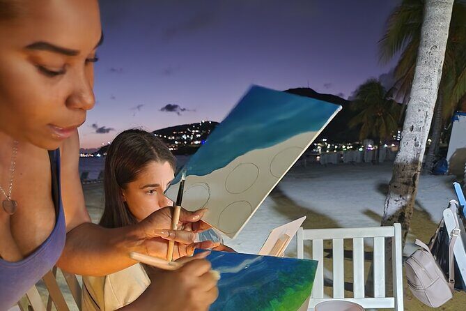 Sunset Painting Class on the Beach from Philipsburg, Sint Maarten - The Experience: A Deep Dive into the Sunset Painting Class