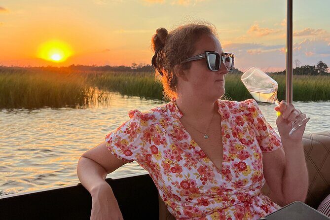 Sunset Private Captained Luxury Electric Boat Charter in Savannah - Key Points