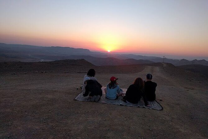 Sunset time Ramon Crater Jeep tour, bonfire and stargazing - Authentic Reviews Speak Volumes