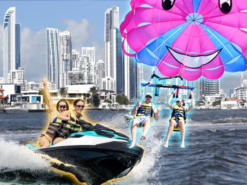 Surfers Paradise: Parasailing and Jet Ski Tour Package - Key Points