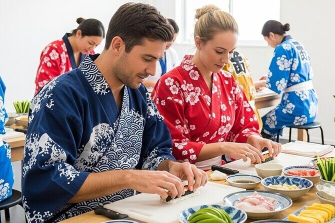 Sushi making Tokyo: 12 Pieces + Sake Ceremony & Whisk Matcha - FAQ