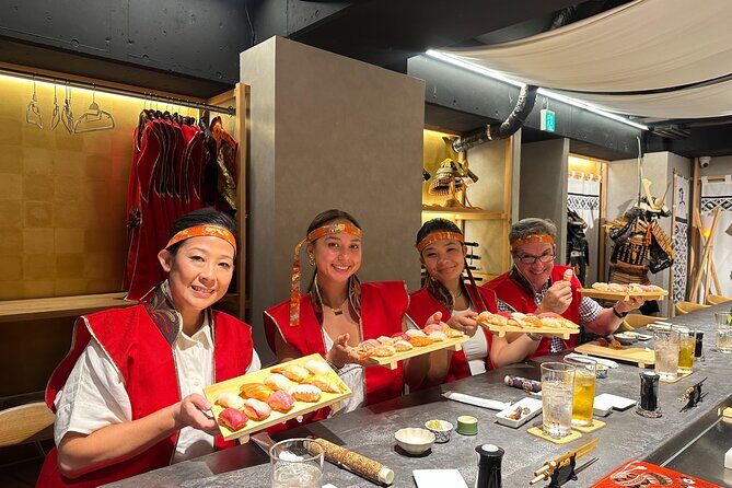 Sushi Making with Interactive Samurai Experience at JIN-ASAKUSA - Key Points