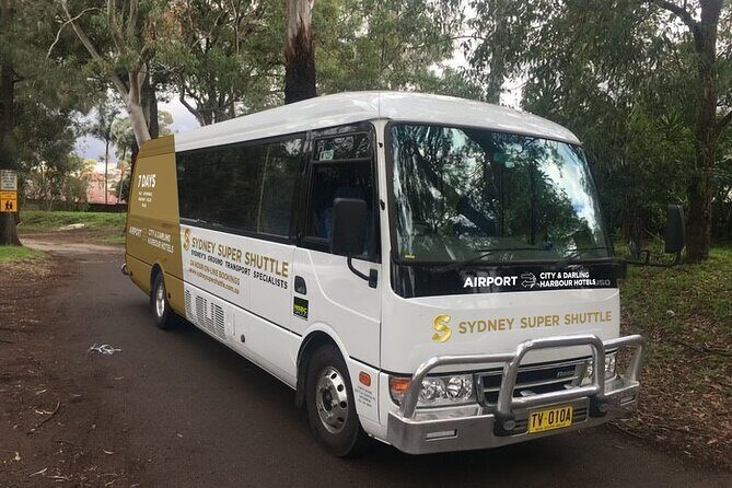 Sydney Airport to Sydney CBD shared ride seat in vehicle shuttle transfer - Key Points