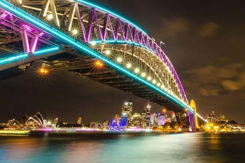 Sydney: Bring Your Own Drinks Vivid Harbour Cruise - A Calm and Cozy Way to See Sydney’s Lights
