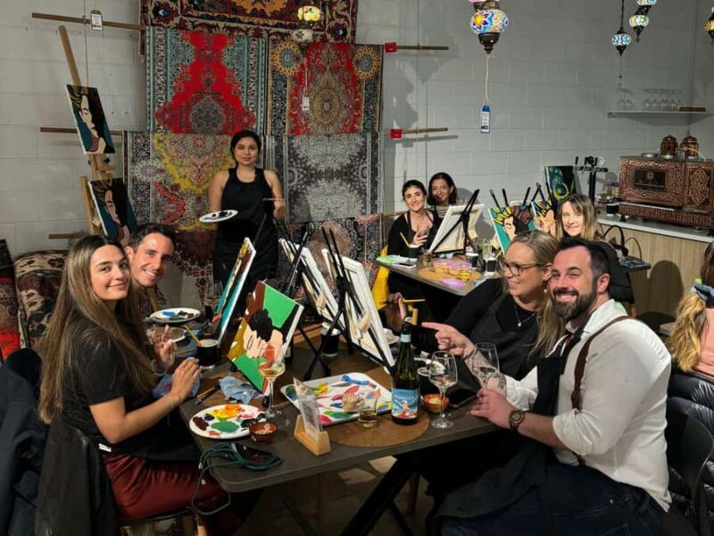 Sydney: Paint and Sip Classes - Acrylic, Canvas & Wine - The Itinerary in Detail