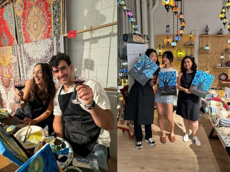 Sydney: Paint and Sip Classes - Acrylic, Canvas & Wine - FAQs