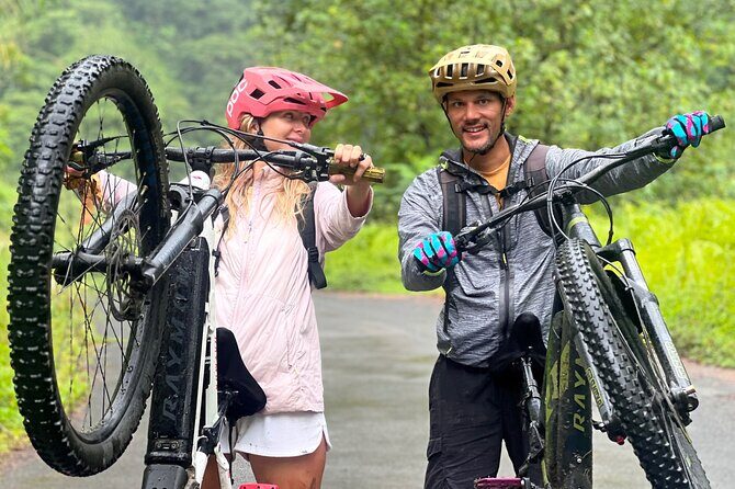 Tahiti excursion adventure circuit MTB MTB E-Bike private valley - The Ride: Challenging but Rewarding